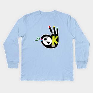 Okay Hand Kids Long Sleeve T-Shirt